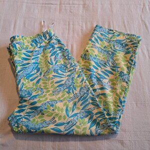 Lilly Pulitzer women's size 4 White Label Aligator capri